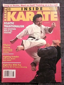 Inside Karate Women's Fighting Magazine Ava Cadell Taekwondo June 1995 - Picture 1 of 2