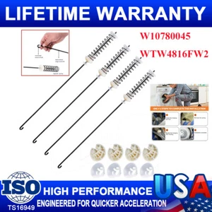W10780045 Washer Suspension Rods Kit For WTW4816FW2 WTW4616FW0 7MWTW1904DM0 4PCS - Picture 1 of 15