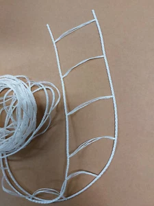Cinta de cuerda de escalera blanca para persianas venecianas y de madera sintética de 2" de 1 3/4" (44 mm) - Imagen 1 de 12