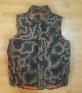 Boys GAP Kids Green Camo Orange Puffer Zip Vest Youth XL (12) - Picture 1 of 4