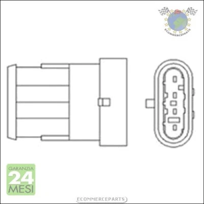 Sonda Lambda M.Marelli per FIAT PALIO DOBLO LANCIA LYBRA P - Immagine 1 di 3
