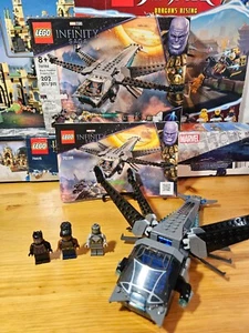 READ LEGO Super Heroes: Black Panther Dragon Flyer (76186) 98% Complete - Picture 1 of 10