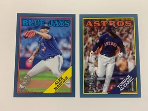 2023 Topps 1988 35th Anniversary Blue #2T88-12 Alvarez | T88-8 Alex Manoah - Bild 1 von 1