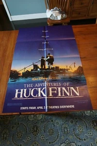 Póster original de una hoja de película de The Adventures of Huck Finn plegado 30x45 - Imagen 1 de 1