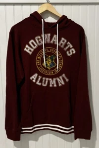 Harry Potter Movie Hogwarts Alumni Pullover Hoodie Sweatshirt Men’s Medium NWT - Picture 1 of 8