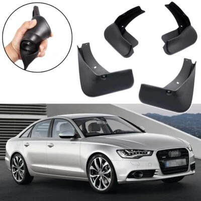 Car Mudguard Mudflaps Splash Guards Fender New for Audi A6 Sedan 2012-2015 13 14 - Imagem 1 de 4