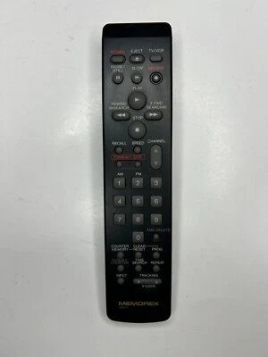 Memorex VSQS1036 VCR Remote Control, Black - OEM for SM470 +more - Image 1 of 2