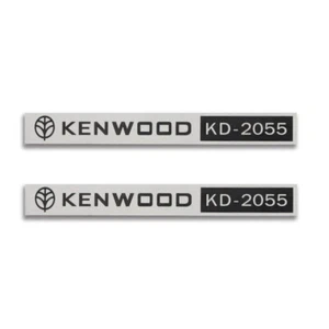 Kenwood KD-2055 Plattenspieler Logo Emblem Aluminium 82 mm (3,22") x 9 mm (0,35") - Bild 1 von 9
