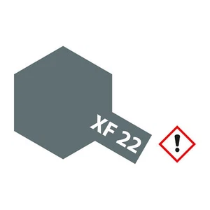 (524,35€/1l) Pintura acrílica Tamiya XF-22 Royal Marine gris mate 23ml 30008132 - Imagen 1 de 1