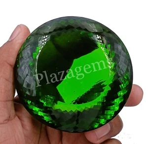Natural Transparent Green Moldavite 1306 Ct Round Shape Certified Gemstone 4DAE - Picture 1 of 10