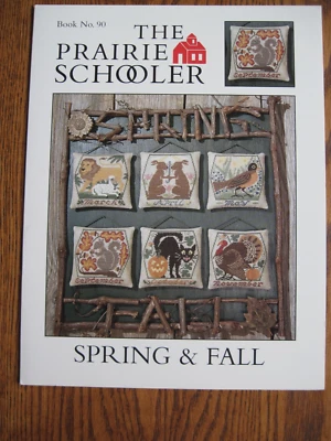 Prairie Schooler Spring & Fall Cross Stitch Chart/Leaflet No. 90 - Image 1 of 3