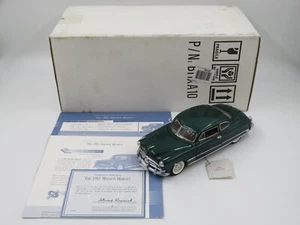 1951 Hudson Hornet Coupe Green 1:24 Diecast Car Model - Franklin Mint + Box/COA - Picture 1 of 17