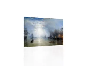 William Turner Keelmen Heaving In Coals - CANVAS or PRINT WALL ART - Picture 1 of 2