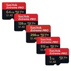 SanDisk  Extreme PRO 128GB 256GB 512GB 1TB Micro SD Card ,UHS-I, Class10, U3,V30