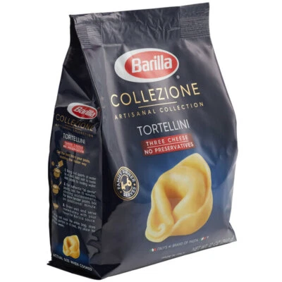 Barilla 12 oz. Pasta Tortellini Collezione Three Cheese - 8/estuche Foto 1 de 3