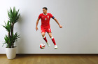 Robert Lewandowski Wall Decal Poland Soccer Futbol Sticker Removable Cling RL2