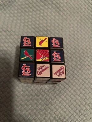Cubo de Rubik (MLB) St. Louis Cardinals Team Logotipos 2006 juego de juguete rompecabezas Foto 1 de 4