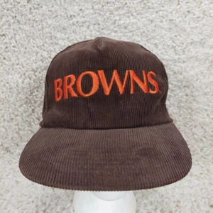 Cappello berretto snapback vintage anni 80 Cleveland Browns velluto a coste NFL Starline ricamato - Foto 1 di 8