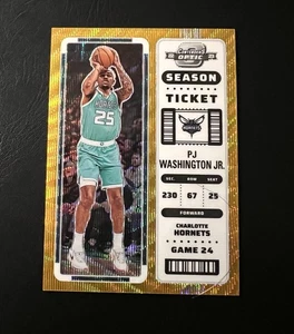 2022-23 Contenders Optic PJ Washington Jr. TMall Gold Wave Prizm 9/10 - Bild 1 von 3
