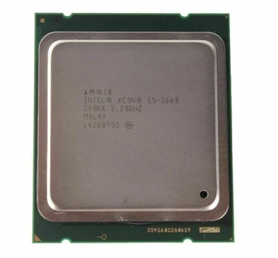 intel Xeon E5-2660-2.20 GHz SR0KK 8 Cores 16 Threads LGA2011 CPU Processor - Image 1 of 4