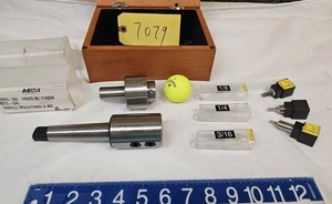 Kit de brochado rotativo. 2 soportes, 3 brocas #3MT y portaherramientas recto 1/8,1/4,3/16 - Imagen 1 de 11