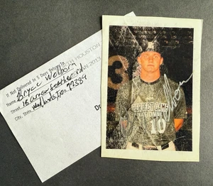 E Nuevo México NCAA 2017: Bryce Welborn, foto firmada y corte - Imagen 1 de 1