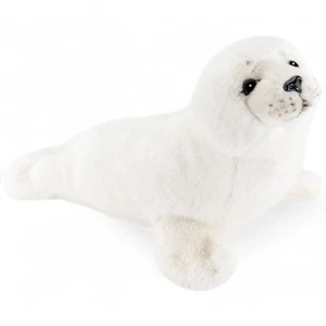 Carl Dick Seehund, Robbe weiß ca. 30cm, Plüschtier, Kuscheltier - Bild 1 von 4