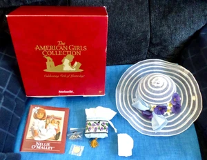 NIB Nellie Meet Accessories American Girl Doll Bonnet Hat Purse Necklace Penny+ - Picture 1 of 8