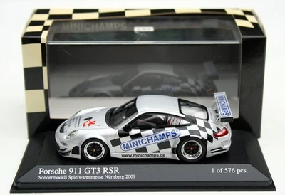 Porsche 911 GT3 RSR 997 Bj. 2009, MINICHAMPS Spielwarenmesse 2009, 1:43, 576 Pz. - Immagine 1 di 4