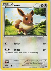 Eevee 63/98 Common LP Regular - XY - Ancient Origins - Picture 1 of 2