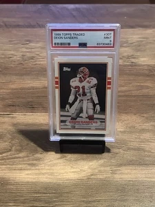 1989 Topps Traded 30T Deion Sanders (RC) PSA 9 - Picture 1 of 3