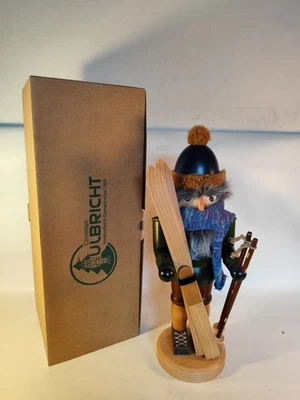 Christian Ulbricht Nussknacker Skifahrer Ski Wintersport Seiffen Erzgebirge OVP - Bild 1 von 4