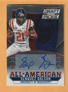 Senquez Golson Mississippi Rebels AUTO 2015 Prizm Draft Picks All-American - Picture 1 of 2