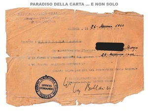 AERONAUTICA ITALIANA, BATTAGLIONE RECLUTE, VICENZA, I° COMPAGNIA - 26.01.1944 - Picture 1 of 1
