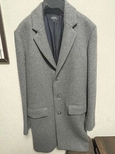 APC Coat Gray for Fall/Winter Men's Jacket Used - Picture 1 of 1
