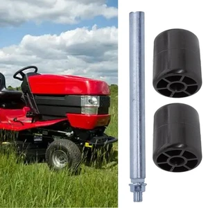 Deck roller with shaft for lawn tractors - compatible with 318 330 332 425 445 - Picture 1 of 10