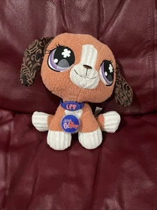 Littlest Pet Shop LPS PLUSH Dog Brown Beagle 8" - Picture 1 of 2
