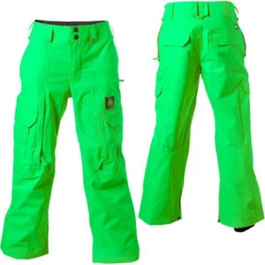 NEW ANALOG ASSET PANTS Wicked Green Men's 2XL Ski Snowboard by Burton AG - Picture 1 of 3