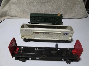 Lionel 3 Action Cars For Parts Exploding car outlaw & Sheriff & Missile Car - Picture 1 of 16