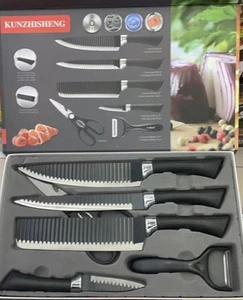 Set Coltelli da Cucina Professionali in Acciaio Inox – Alta Qualità - Picture 1 of 2