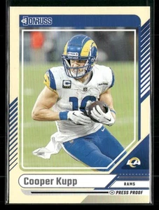 2024 Donruss #258 Cooper Cup Yellow Press Proof Los Angeles Rams - Foto 1 di 2