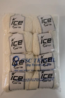 Lote de 8 Hilos Helados Briz Alpaca Cream Sport Foto 1 de 3