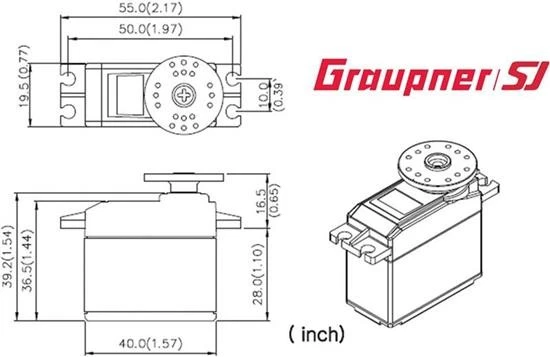 GRAUPNER DES 806 BB MG DIGITAL SERVO / 7952 - Bild 1 von 2