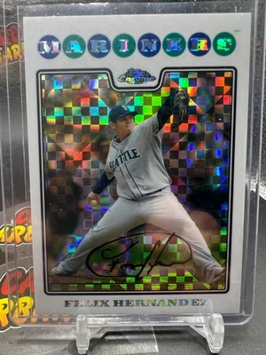 2008 Topps Chrome - Félix Hernández #23 X-Fractor - Image 1 of 2