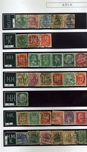 115918) DR Perfin/agujeros de empresa HEL-K&M de Colonia, 162 sellos en 42 tipos - Imagen 1 de 1