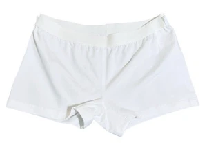 NWOT Puma Girl Kid Size XL White Shortie Shorts Dance Athletic Gymnastics  - Picture 1 of 9
