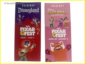 Disneyland & DISNEY California Adventure JUNE JULY 2024 Pixar Fest GuideMaps HOT - Picture 1 of 9