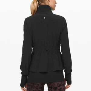 Lululemon Sights Seen Jacket Black (First Release) Size 6 Slim Fit Ribbed - Picture 1 of 15