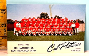 1966 San Francisco 49ers Team Photo & Schedule by Cal-Pictures - Picture 1 of 2