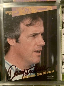 3 Danny Sullivan NASCAR race cards.  2 cards autographed.  1985 Indy 500 Champ. - Picture 1 of 3